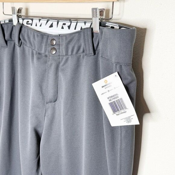 DeMarini Uniform Softball Pants NWT Capri Gray - Women’s US XL - Picture 8 of 13